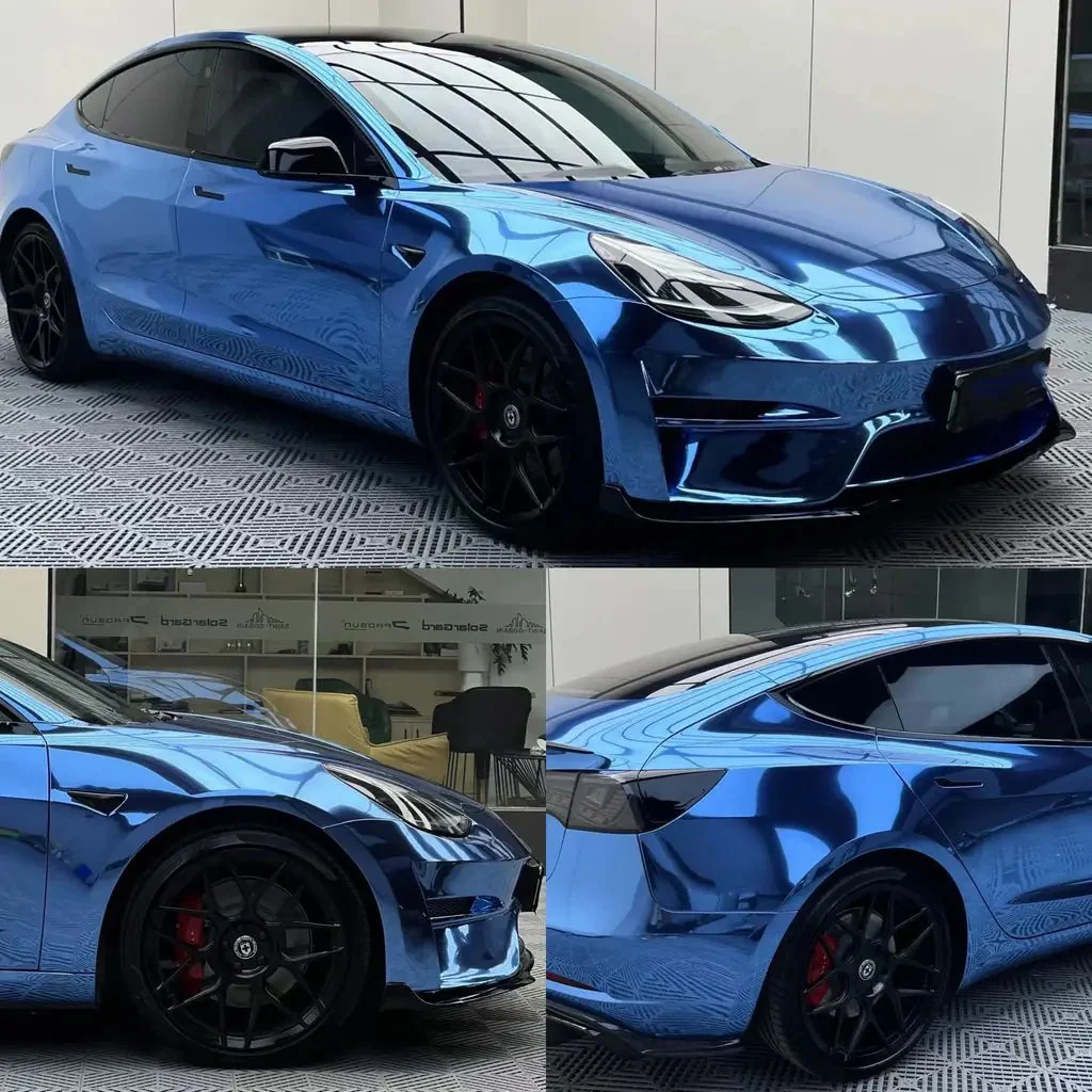 Blue and Chrome PPF: The Mirror-Finish Paint Protection That Turns Heads