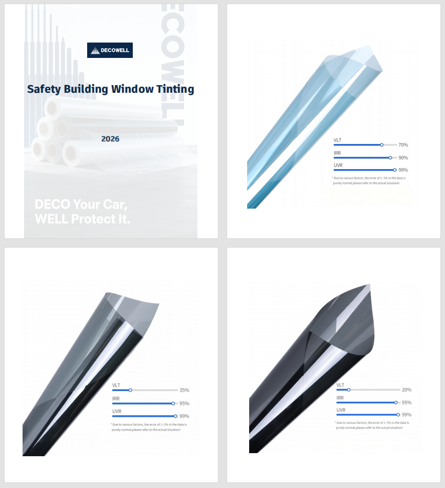 Decowell Safety Building Window Tinting Catalog