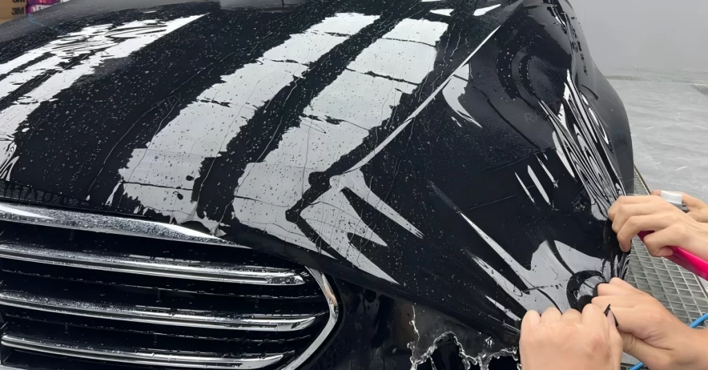Black Automotive PPF for a Flawless Show-Car Finish