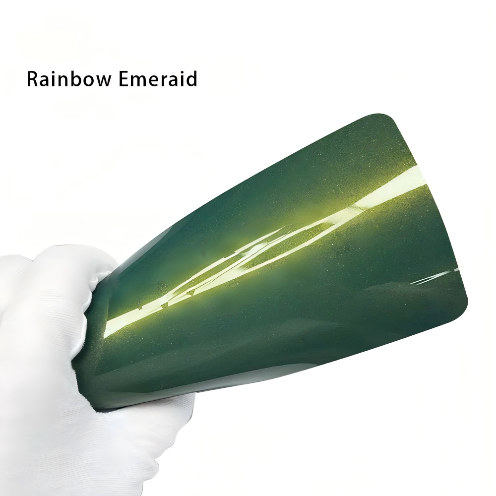 Rainbow Emerald: The Color-Shifting Car Wrap That Turns Roads Into Runways